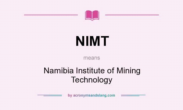 Namibian Institute of Mining and Technology acronymsandslangcomacronymimage106087a0bc3792