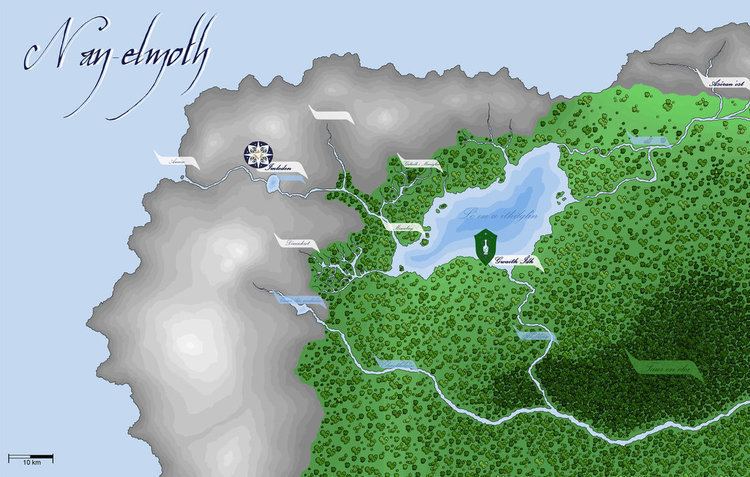 Nan Elmoth Map of Nanelmoth by ElwynIthilloth on DeviantArt