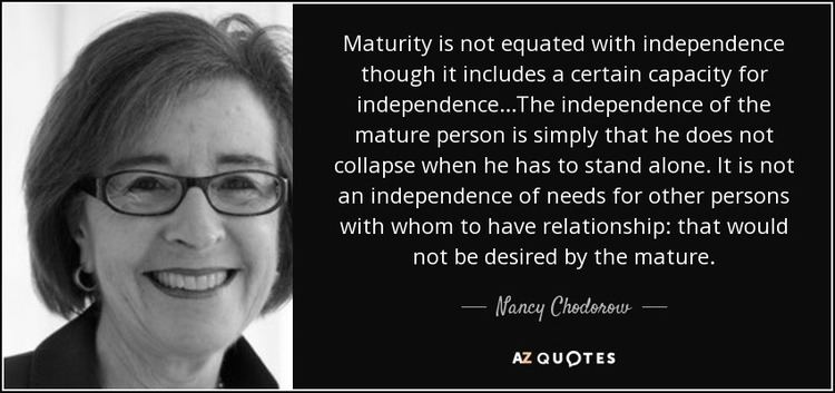Nancy Chodorow TOP 5 QUOTES BY NANCY CHODOROW AZ Quotes