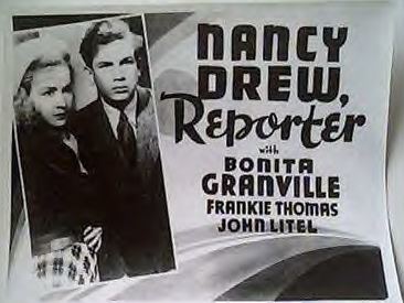 Nancy Drew... Reporter Nancy Drew Collectibles The 1930s Movies