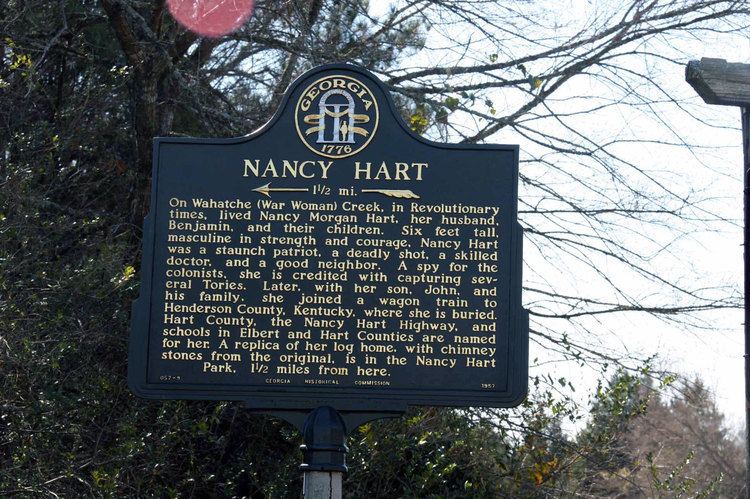 Nancy Hart Nancy Hart Marker Historic Markers Across Georgia