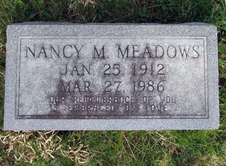 Nancy Massie Meadows Nancy Massie Meadows 1912 1986 Find A Grave Memorial