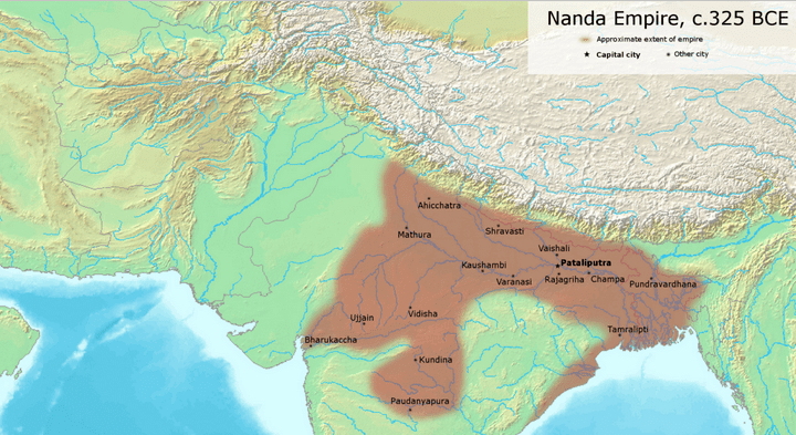 Nanda Empire Origin of Nanda Dynasty 424321 BC