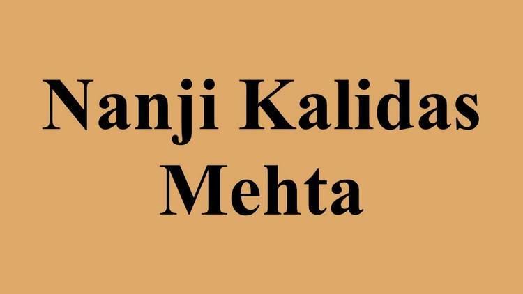 Nanji Kalidas Mehta Nanji Kalidas Mehta YouTube