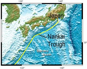Nankai Trough Nankai Trough gas hydrate site Wikipedia