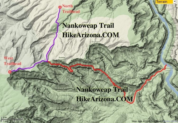 Nankoweap Trail Nankoweap Trail Hiking Arizona HikeArizonaCOM