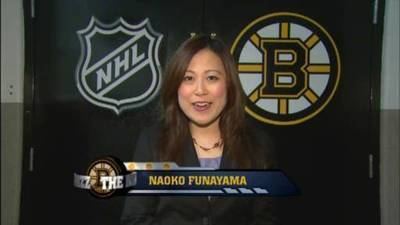Naoko Funayama The Buzz NewlySigned Andrew Ference Checks In Naoko