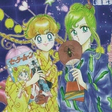 Naoko Takeuchi Art from PQ Angels series by manga artist Sailor Moon creator