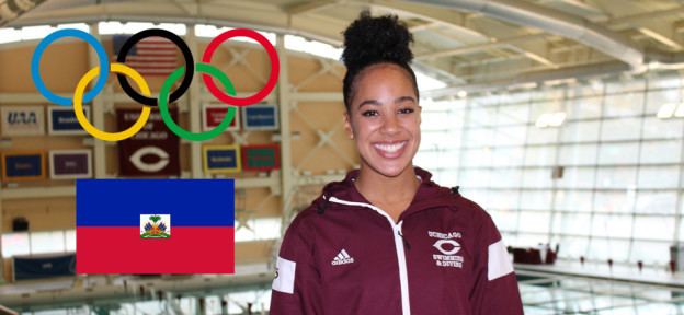 Naomy Grand'Pierre The 19 year old Naomy Grand39Pierre is the first female swimmer to