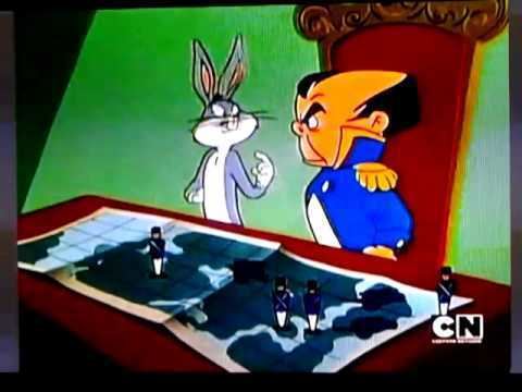 Napoleon Bunny-Part movie scenes Bugs Bunny Napoleon Sniffing Coke