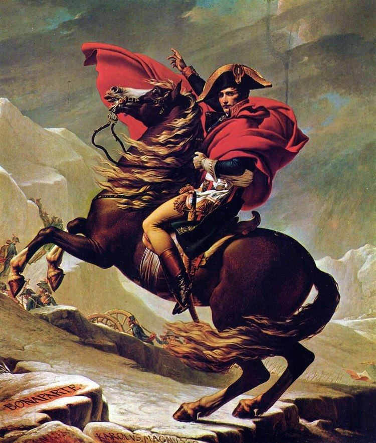 Napoleon Crossing the Alps rompedas NAPOLEON CROSSING THE ALPS