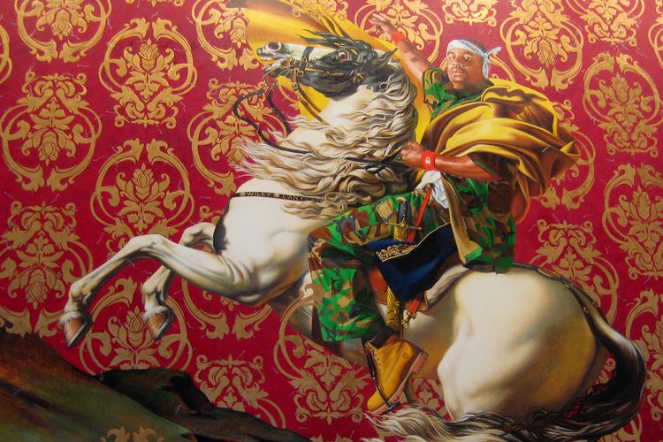 Napoleon Leading the Army Over the Alps (Kehinde Wiley) NYC Brooklyn Museum Napoleon Leading the Army over the Flickr