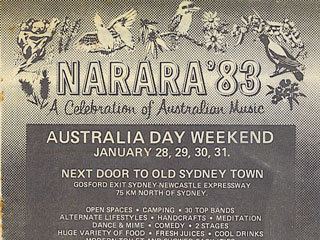 Narara Music Festival Music Festival 1983