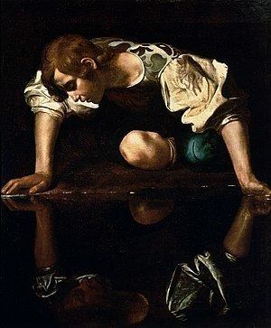 Narcissus (Caravaggio) httpsuploadwikimediaorgwikipediacommonsthu