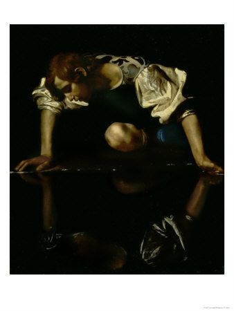 Narcissus (Caravaggio) Narcissus by Caravaggio ArtinthePicturecom