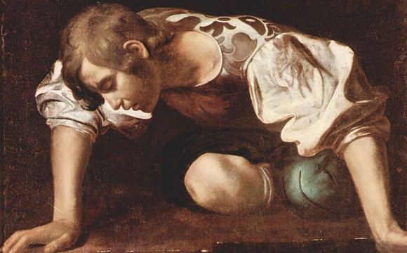 Narcissus (Caravaggio) Narcissus at the Source by Caravaggio galleryIntell