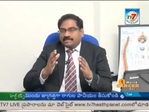 Naresh Babu Spine surgeon Dr Naresh Babu on Key Hole Surgery with TV7 Rewind