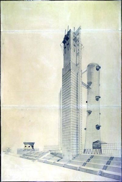 Narkomtiazhprom Top 10 unbuilt towers Narkomtiazhprom by Ivan Leonidov Features