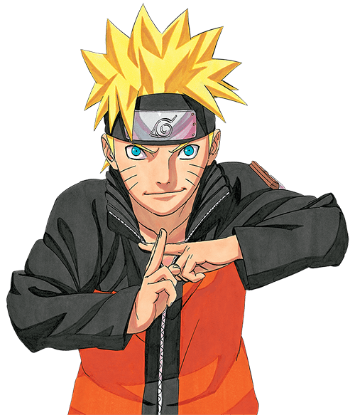 R E N E G A E D Z — [id: a full-body drawing of Naruto Uzumaki from