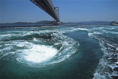 Naruto whirlpools Whirlpool Viewing from the Naruto Bridge Observatory or Tour Boat