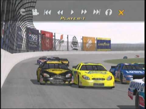NASCAR Heat 2002 NASCAR Heat 2002 Xbox Snowball cheat Crashing YouTube