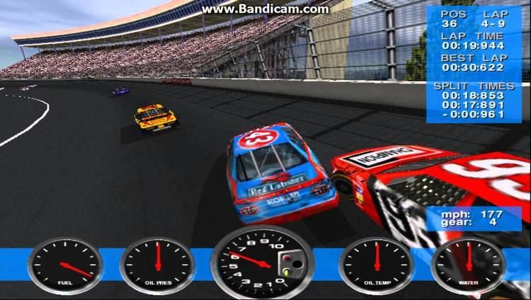 NASCAR Revolution NASCAR Revolution PC Race 1 Gameplay John Andretti Atlanta 9