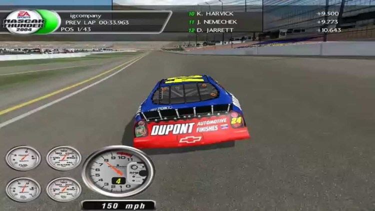 NASCAR Thunder 2004 NASCAR Thunder 2004 PC Gameplay HD YouTube