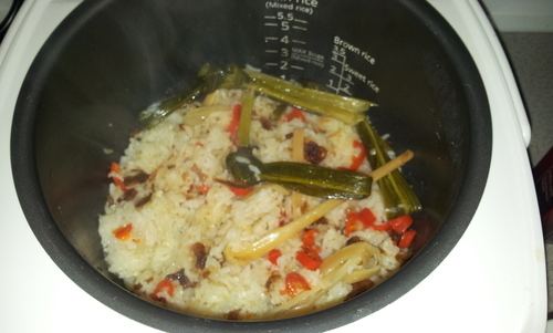 Nasi liwet Recipe Nasi Liwet with Rice Cooker B39s KITCHEN
