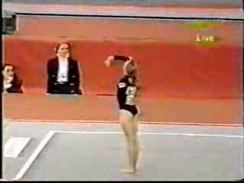 Natalia Bobrova Natalia Bobrova 1993 Worlds EF Floor Exercise YouTube