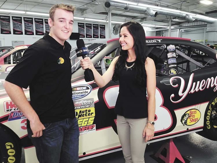 Natalie Sather Former driver from Fargo becomes pit reporter INFORUM