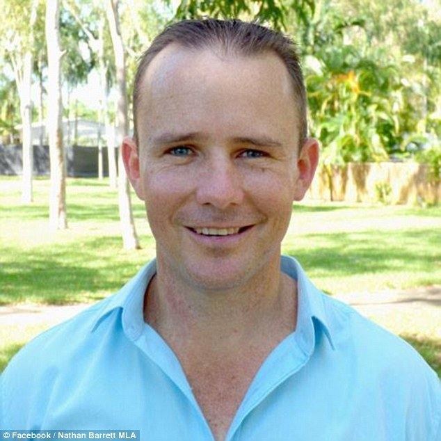 Nathan Barrett (politician) Northern Territorys Nathan Barrett who sent sexually explicit video