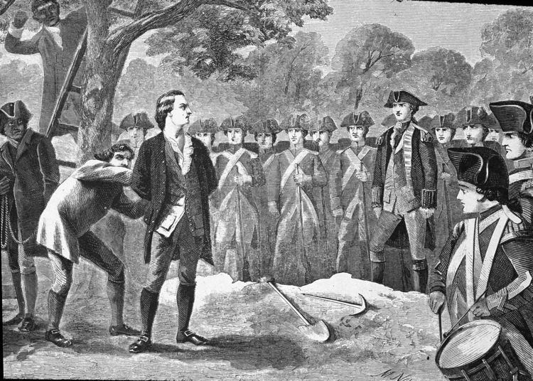 Nathan Hale Throwback Thursday 1776 Revolutionary Hero Nathan Hale is Hanged as