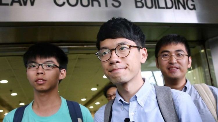 Nathan Law No jail for Occupy leaders Joshua Wong and Nathan Law with Law