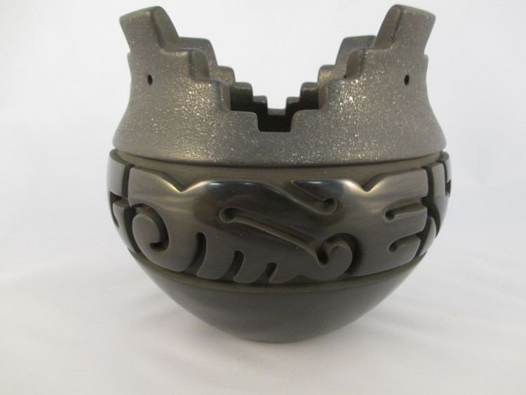 Nathan Youngblood Black Santa Clara Pueblo Pottery by Nathan Youngblood