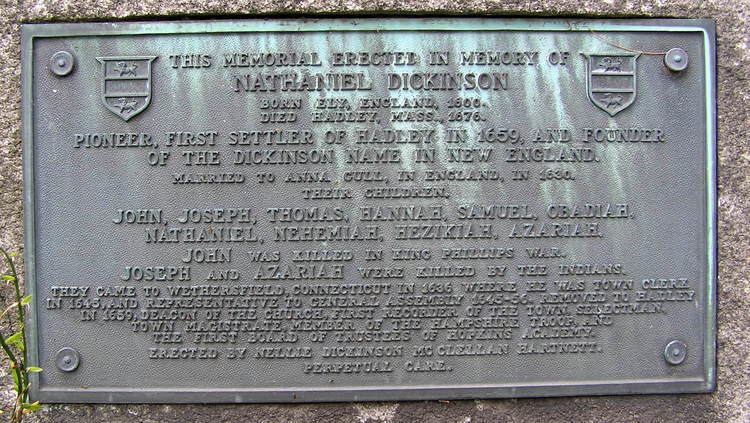 Nathaniel Dickinson (pioneer) Nathaniel Dickinson 1601 1676 Find A Grave Memorial