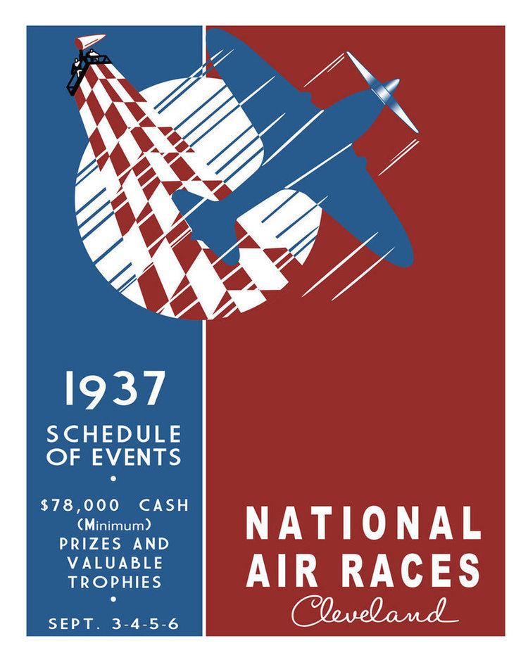 National Air Races 1937 Cleveland National Air Races Poster by BlueFly17 on DeviantArt