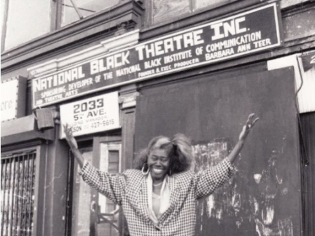National Black Theatre Dr Barbara Ann Teer Founder of the National Black Theatre