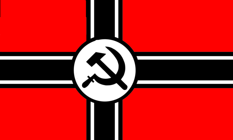 National Bolshevism National Bolshevik Variant flag by ShitAllOverHumanity on DeviantArt