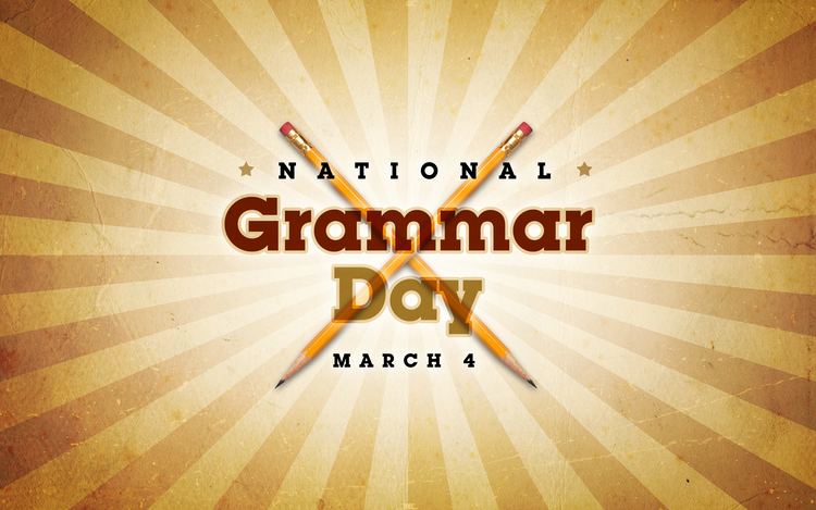 National Grammar Day National Grammar Day Hoover Public Library