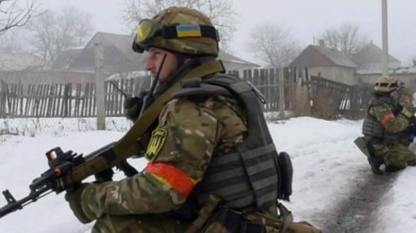 National Guard of Ukraine Fierce fighting rages for key Ukraine town