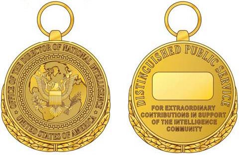 National Intelligence Distinguished Public Service Medal
