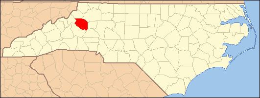 National Register of Historic Places listings in Caldwell County, North Carolina
