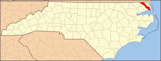 National Register of Historic Places listings in Camden County, North Carolina