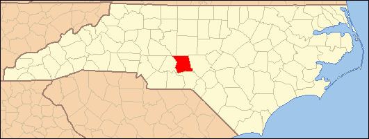 National Register of Historic Places listings in Montgomery County, North Carolina