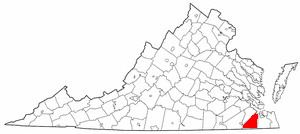 National Register of Historic Places listings in Suffolk, Virginia