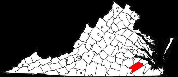 National Register of Historic Places listings in Sussex County, Virginia