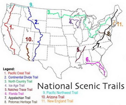 National Scenic Trail Along America39s National Scenic Trails Photo Project Home