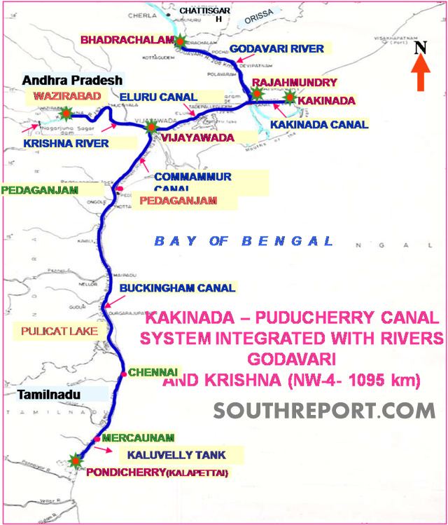 National Waterway 4 Andhra Pradesh bags the Prestigious National Waterways Project