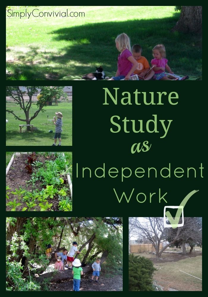 Nature study Nature Study as Independent Work Simply Convivial