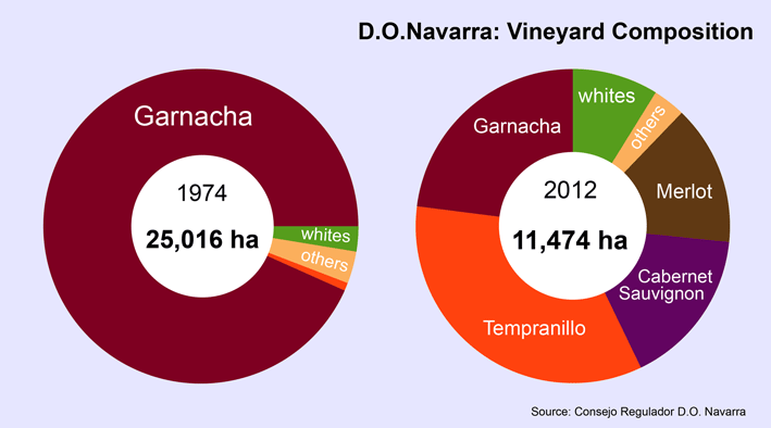 Navarra (DO) DO Navarra Vineyard Evolution